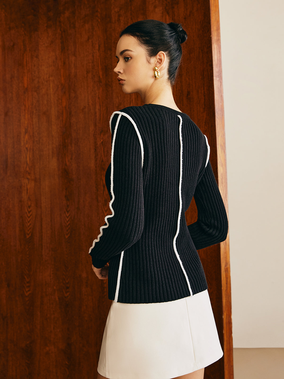 Fudus | Kontrastpaspel Slim Stricktop
