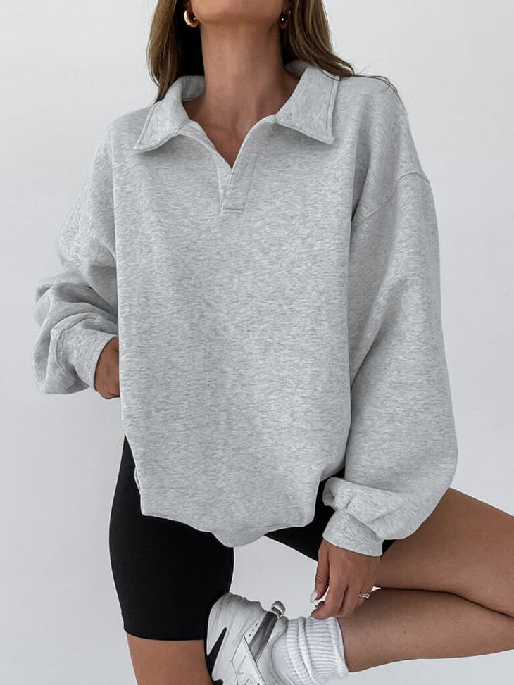 Fudus | Minimalist Plain Polo Sweathemd