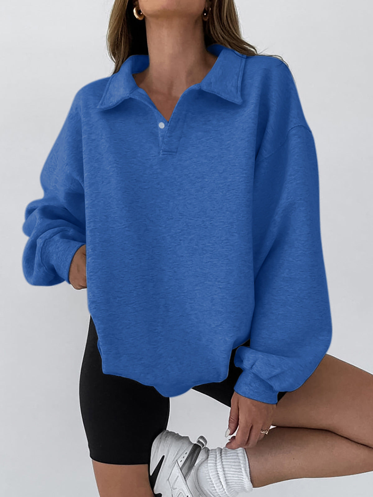 Fudus | Minimalist Plain Polo Sweathemd