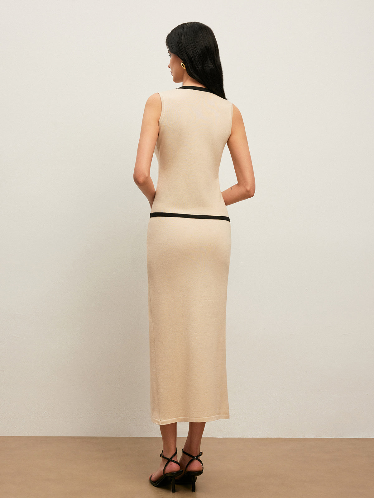 Fudus | Bow Detail Top Rock Satz