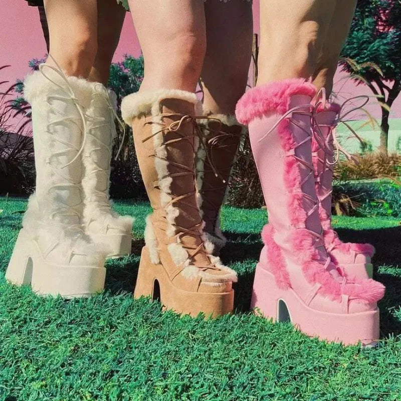 Dareka | Neue Winter Frauen Schnee Stiefel Plattform (Saison 1)