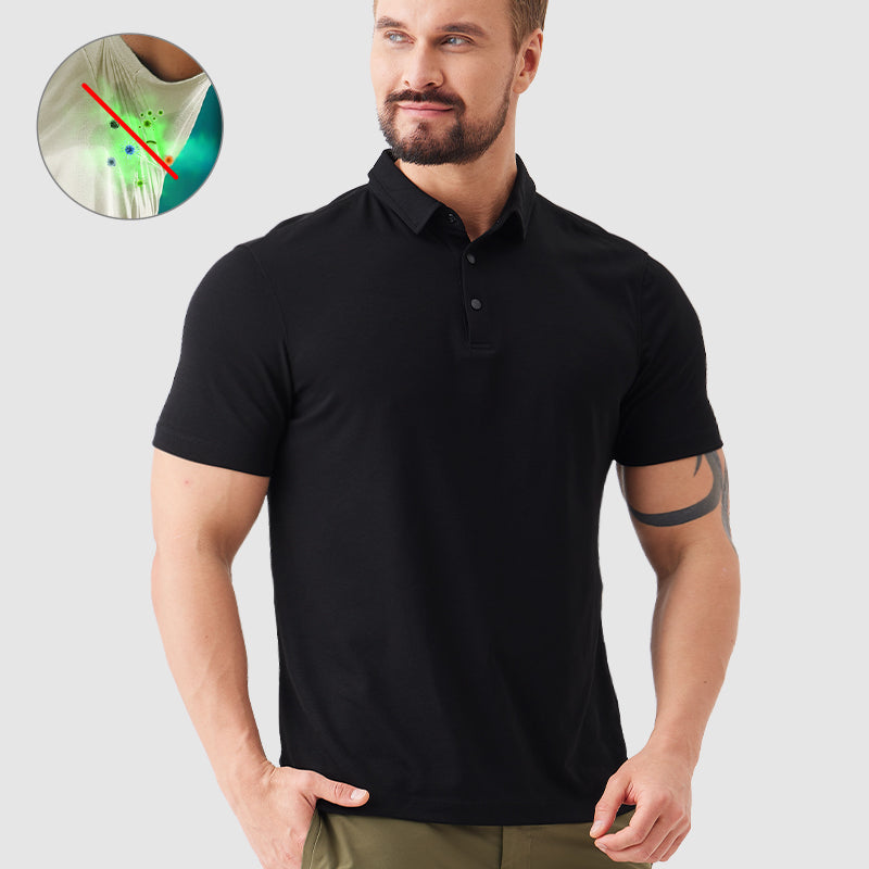 Maximilian | Herren-Poloshirt mit geruchsneutralisierender Technologie für aktiven Komfort