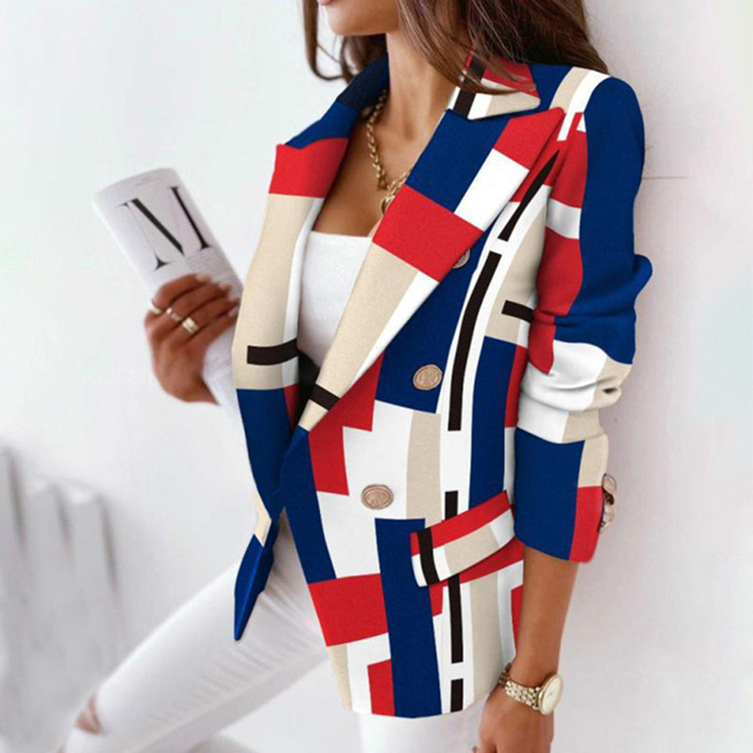 Edony - Schicker Karierter Blazer für Damen