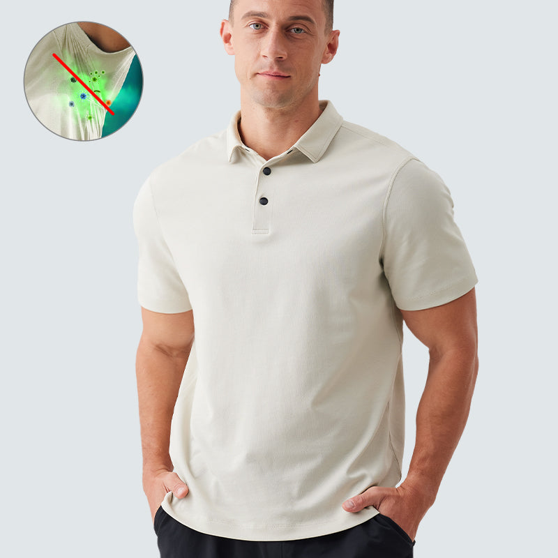 Maximilian | Herren-Poloshirt mit geruchsneutralisierender Technologie für aktiven Komfort