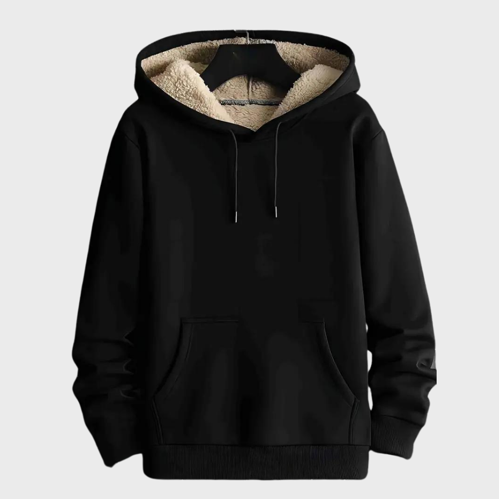 Melle - Bequemer Kapuzenpullover für Männer aus Fleece Douillet