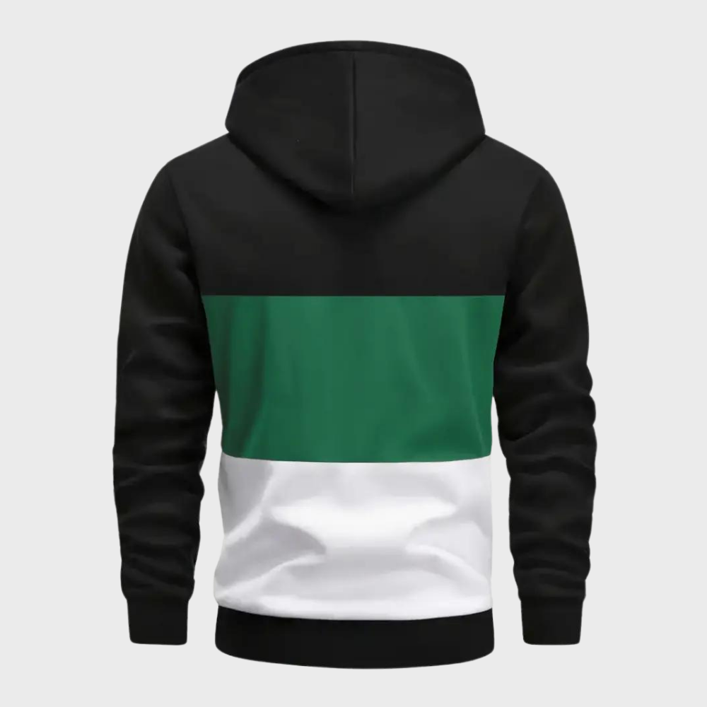 Stylischer Colour Block Hoodie für Männer von Moos