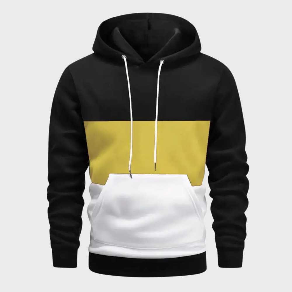 Stylischer Colour Block Hoodie für Männer von Moos