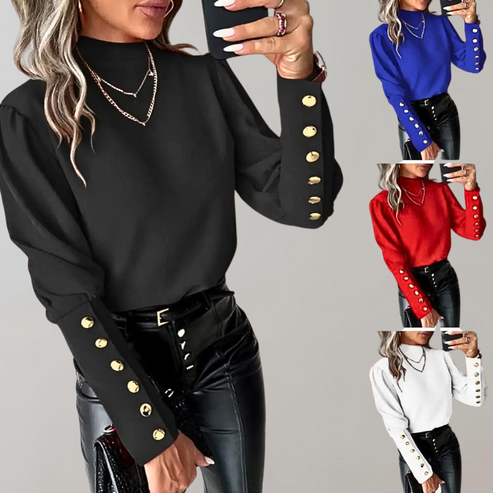 Hana - Elegante Damenbluse mit Spitze