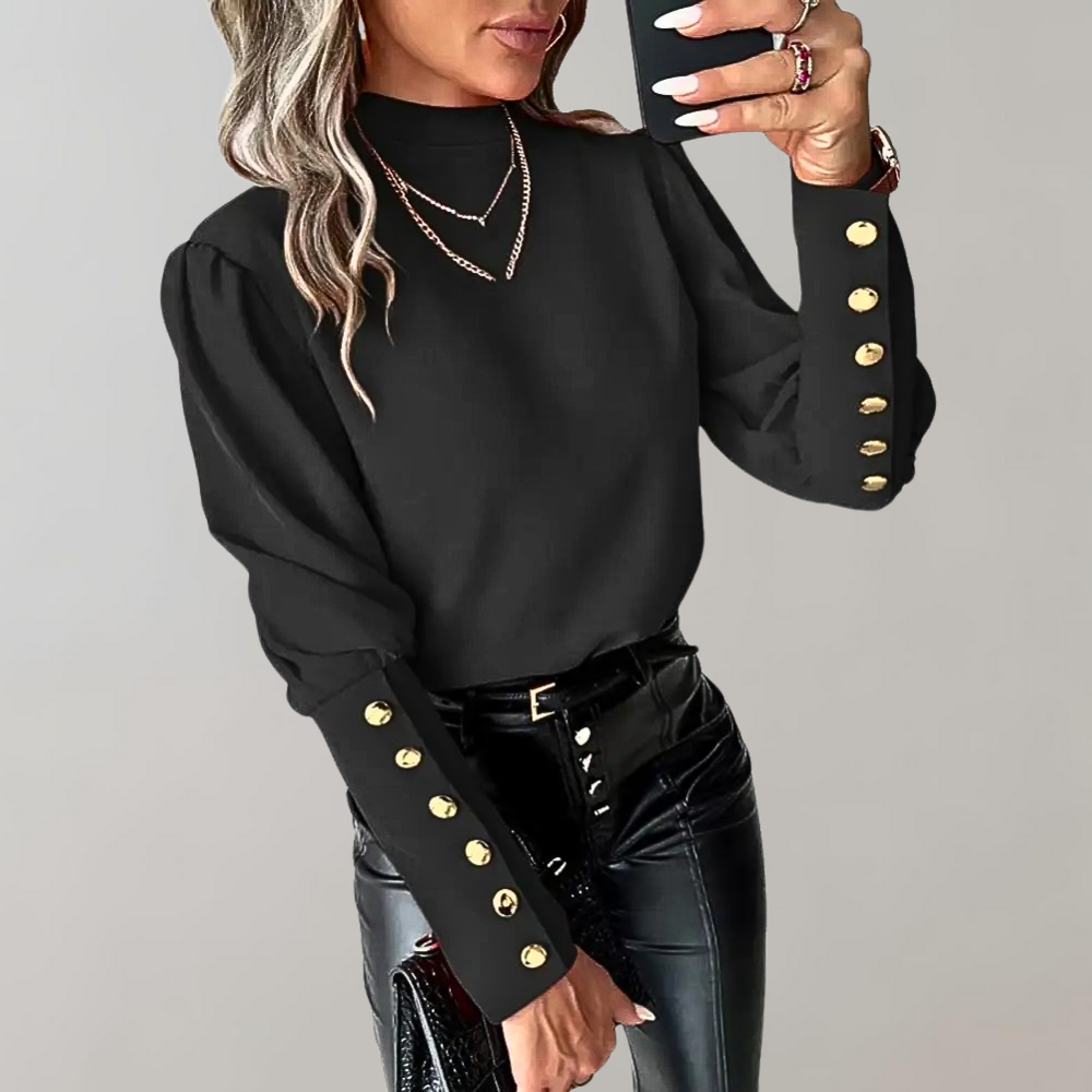 Hana - Elegante Damenbluse mit Spitze