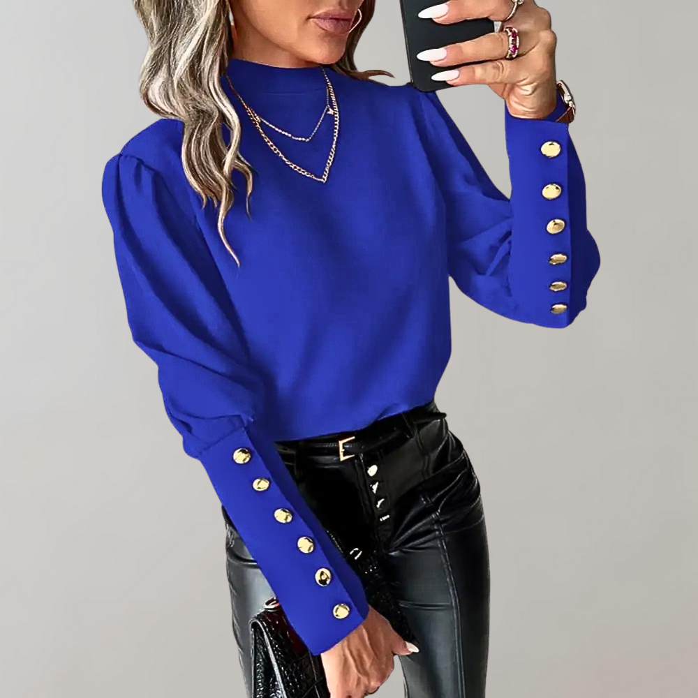 Hana - Elegante Damenbluse mit Spitze