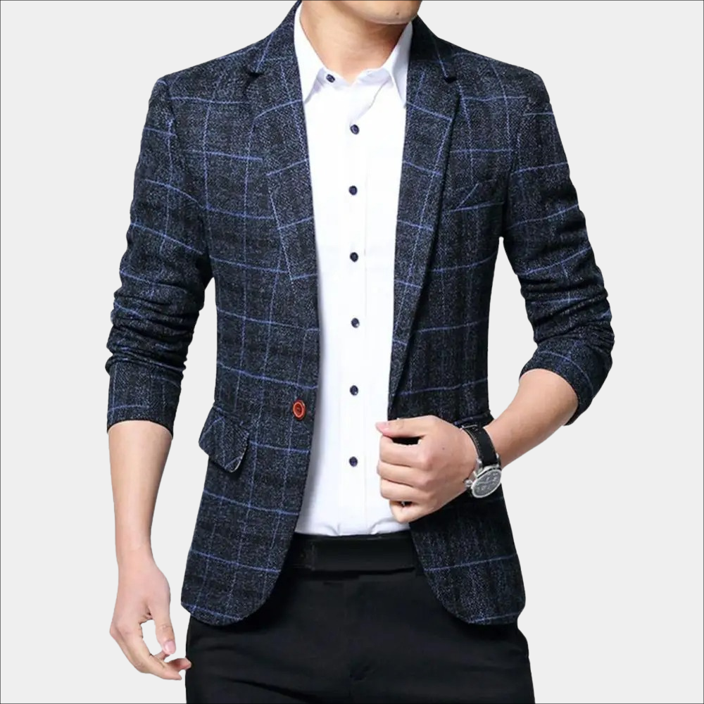 Balder - Stilvoller Karo-Blazer für Männer im lässigen Design