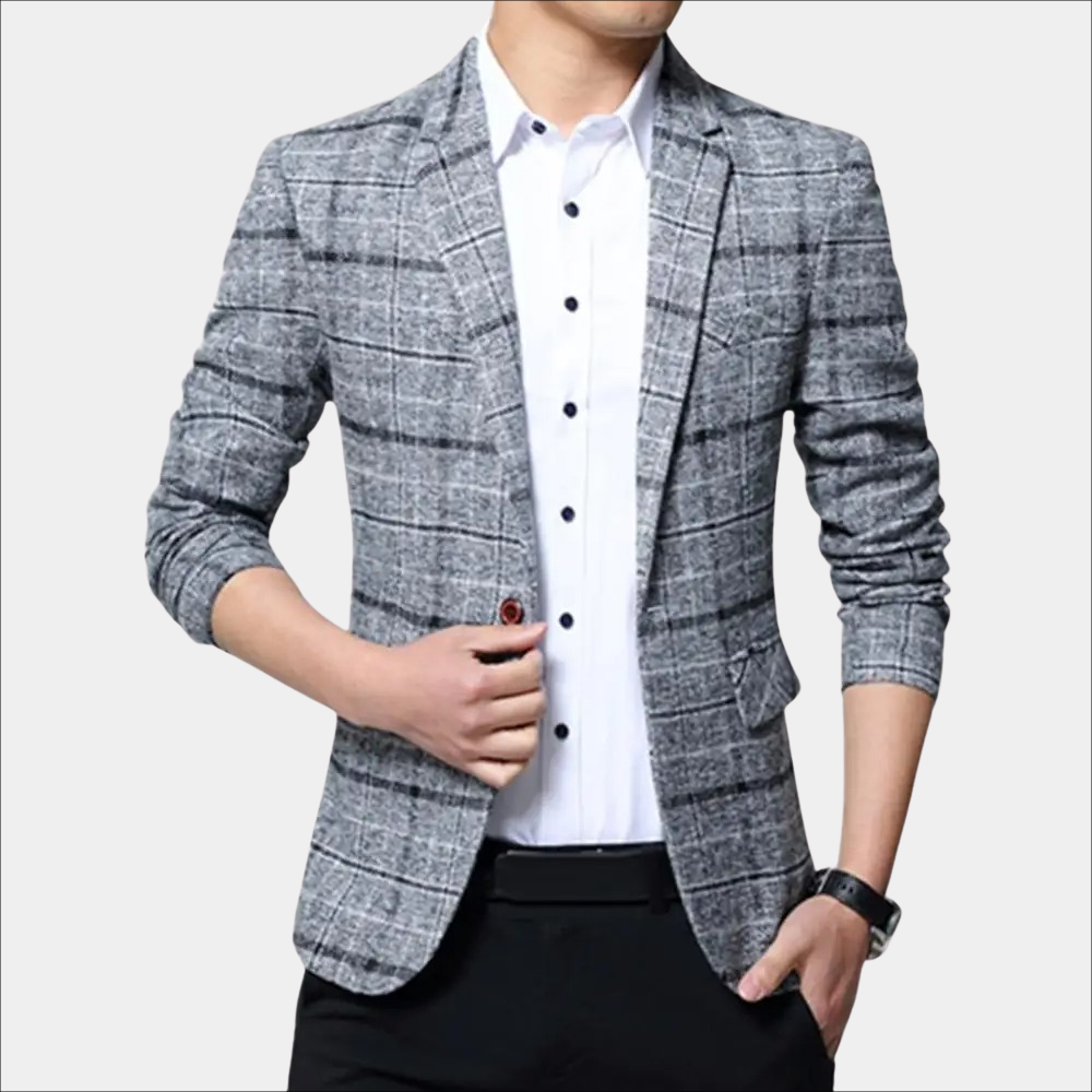 Balder - Stilvoller Karo-Blazer für Männer im lässigen Design