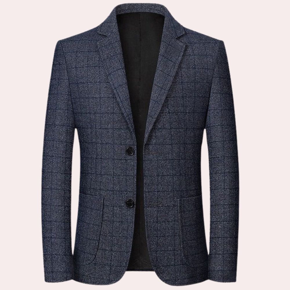 Mimir - Stilvoller Retro-Karierter Blazer für Männer