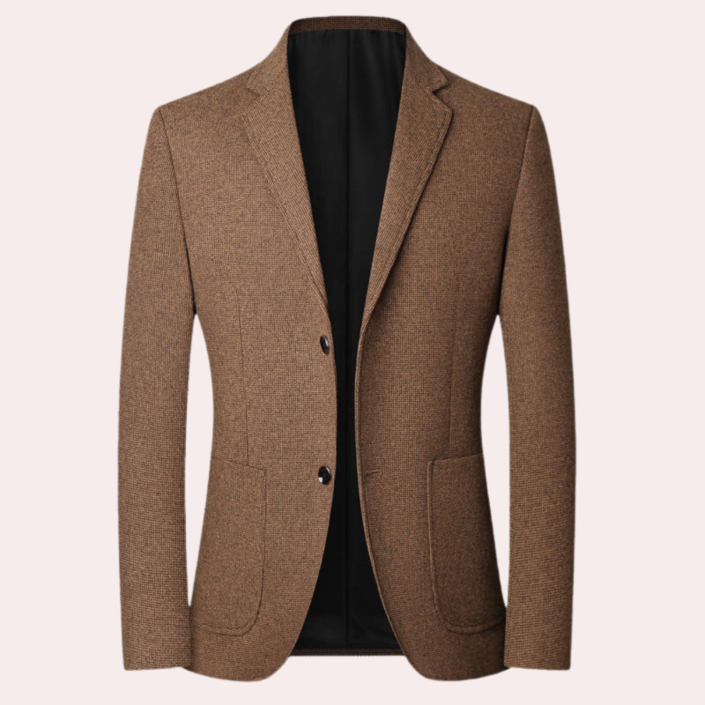 Mimir - Stilvoller Retro-Karierter Blazer für Männer