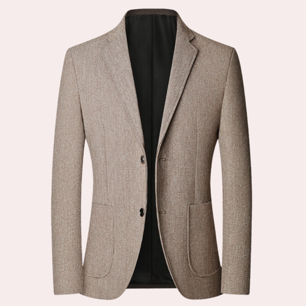 Mimir - Stilvoller Retro-Karierter Blazer für Männer
