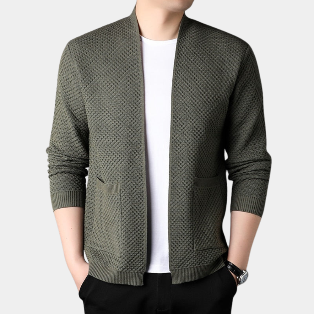 Stilvoller Herrenblazer mit funktionellen Taschen - Elegant Fin Kollektion