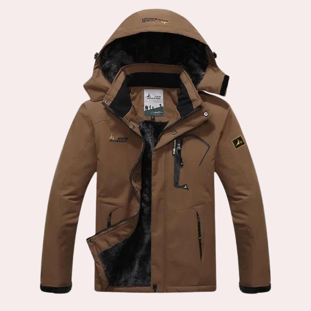 Georges - Stylische und warme Herrenjacke mit Windschutz