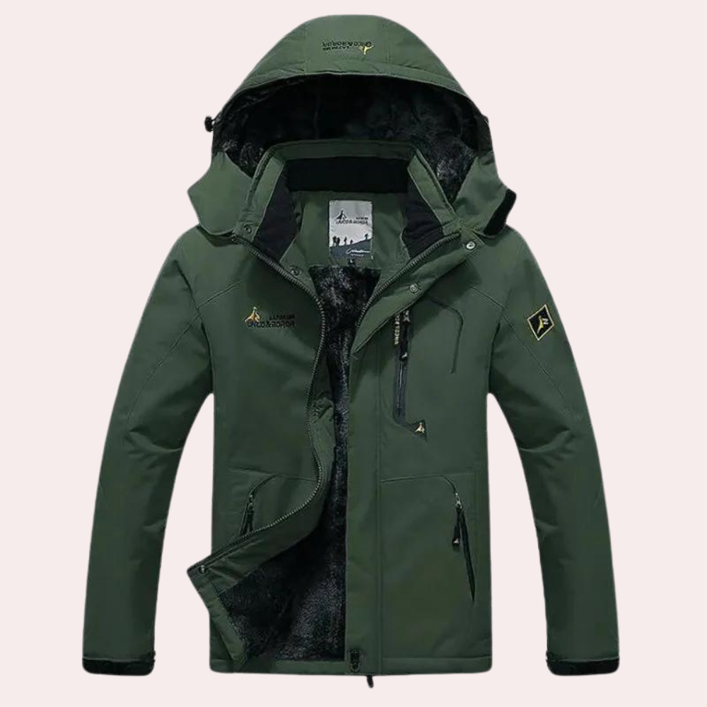 Georges - Stylische und warme Herrenjacke mit Windschutz