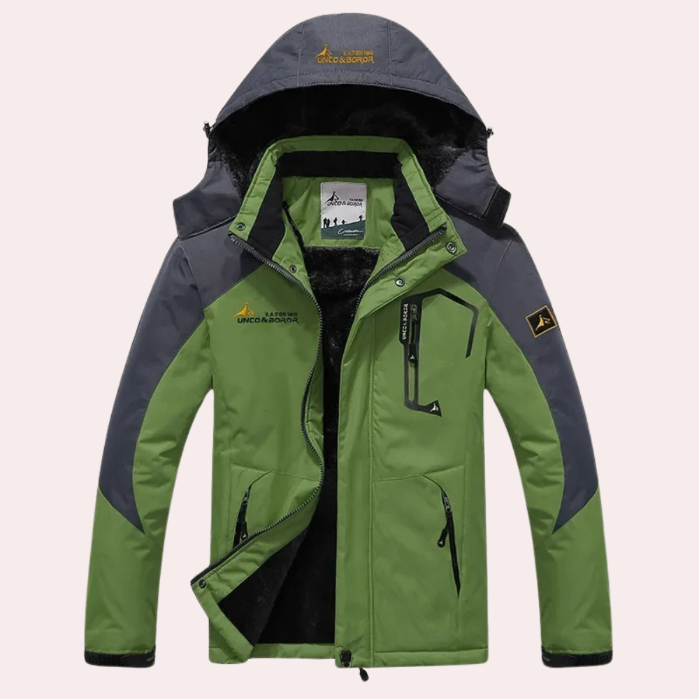 Georges - Stylische und warme Herrenjacke mit Windschutz