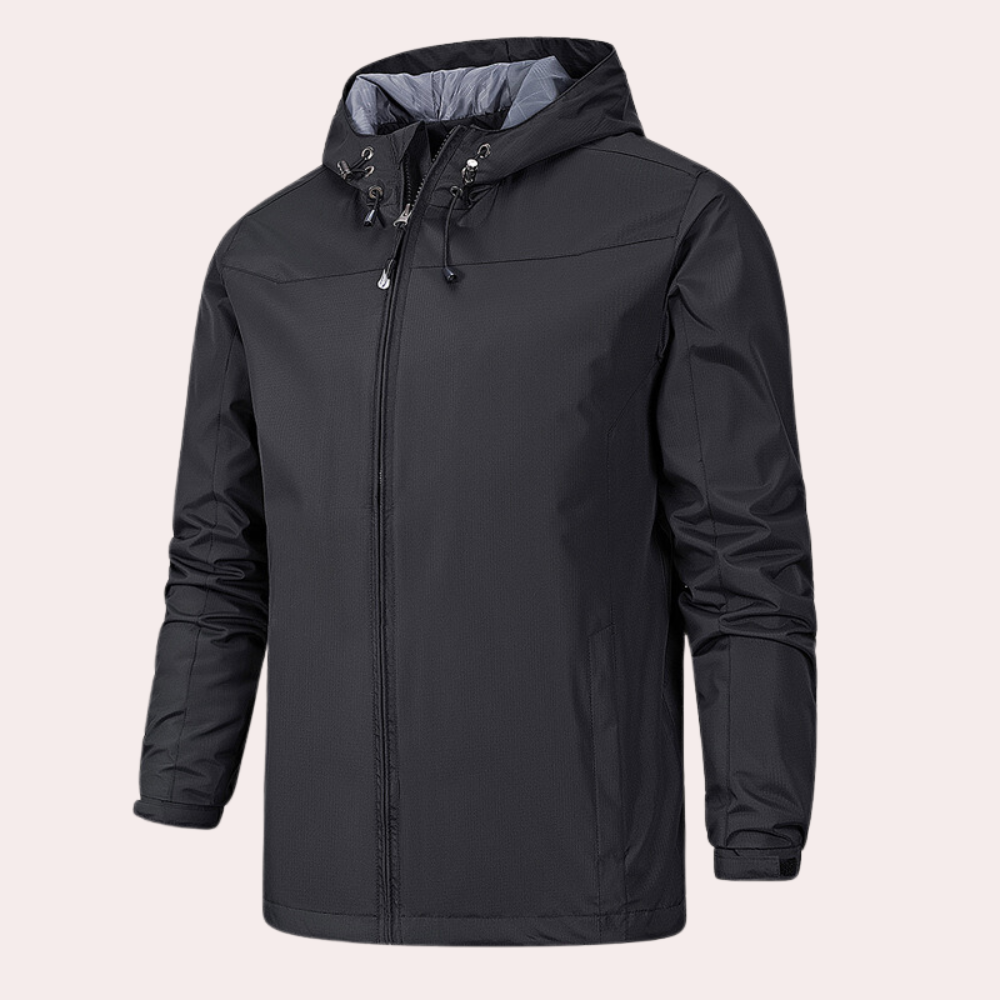 Gervais - Stylische Hardshell-Jacke mit Kapuze für Männer