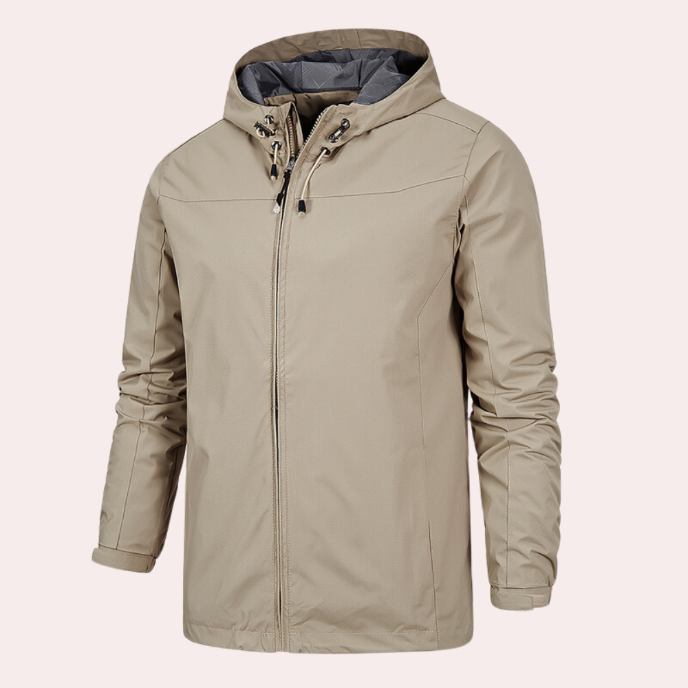 Gervais - Stylische Hardshell-Jacke mit Kapuze für Männer