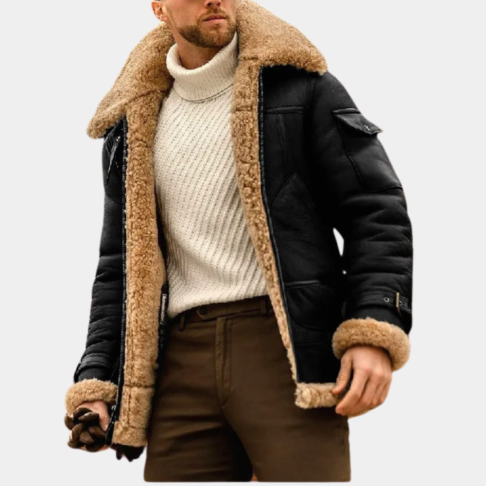 Lancelot - Luxuriöse und warme Herrenjacke für einen stilvollen Look