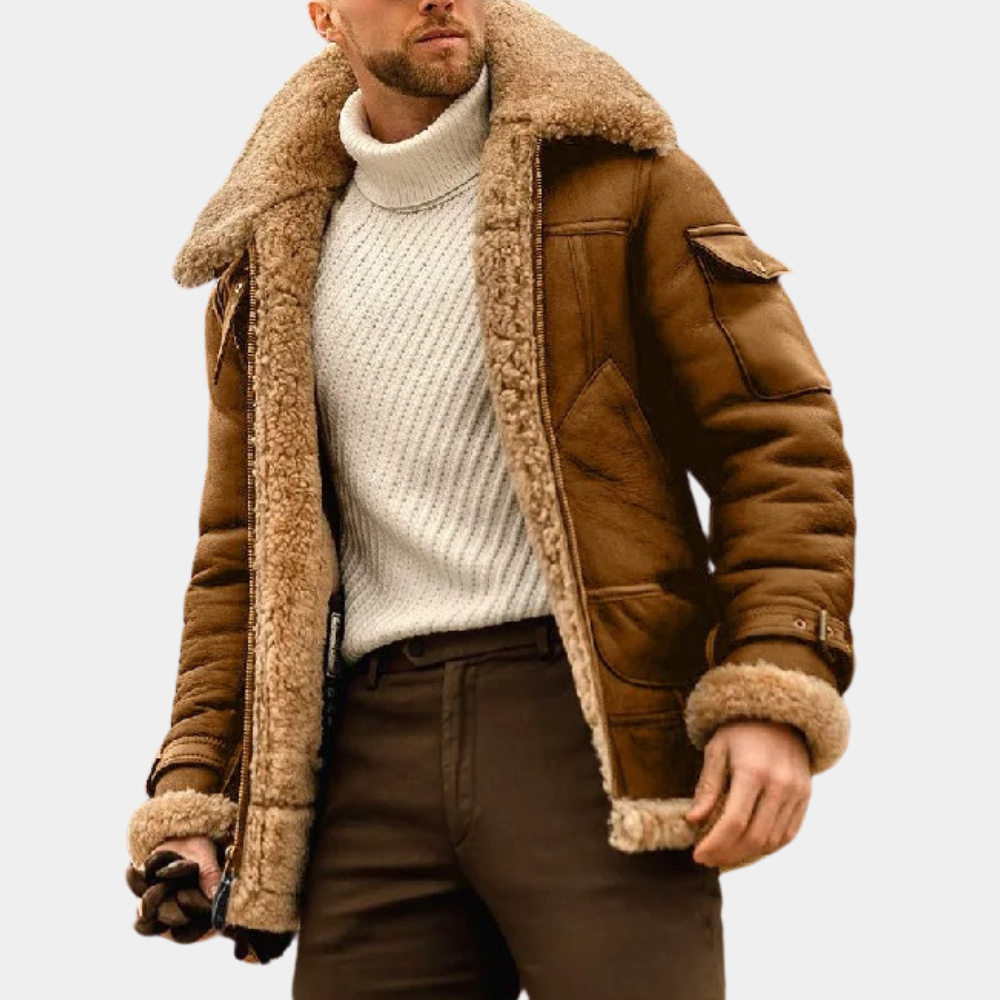 Lancelot - Luxuriöse und warme Herrenjacke für einen stilvollen Look
