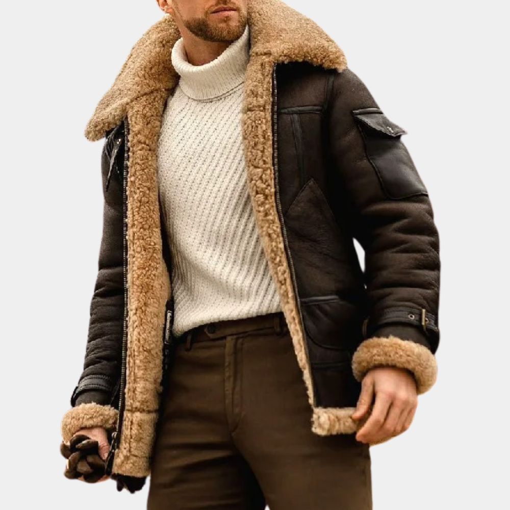 Lancelot - Luxuriöse und warme Herrenjacke für einen stilvollen Look