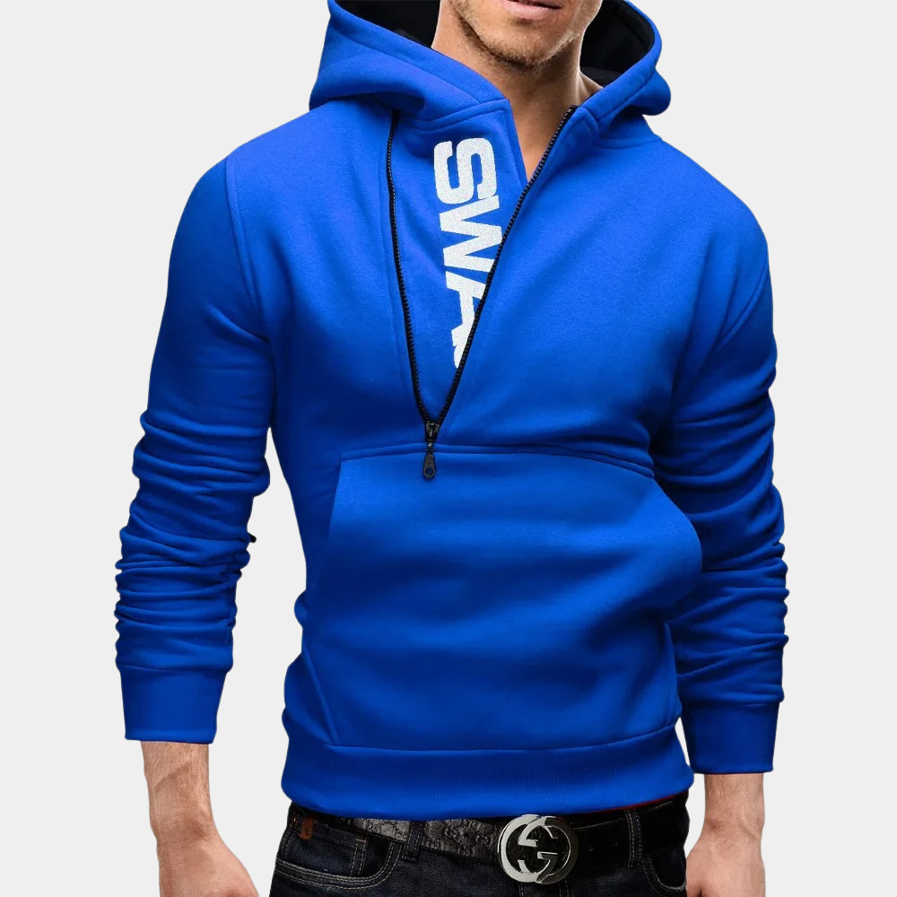 Neil - Eleganter Herren-Kapuzenpullover mit seitlichem Reißverschluss für einen trendigen Look