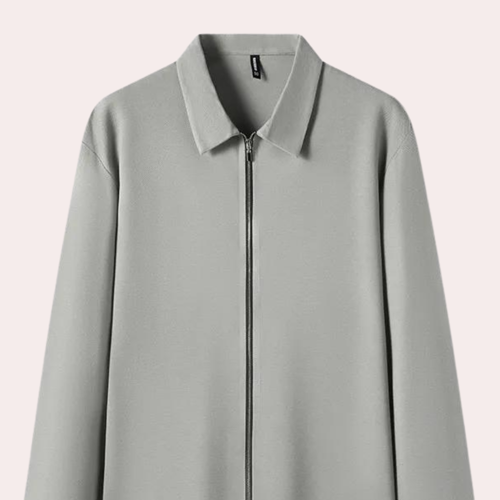 Stylische Herrenjacke mit Reißverschluss für einen trendigen Look