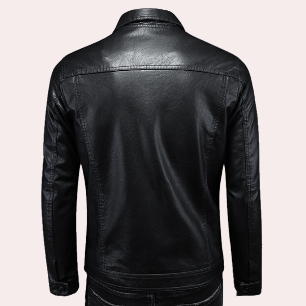 Stylische moderne Bikerjacke für Männer