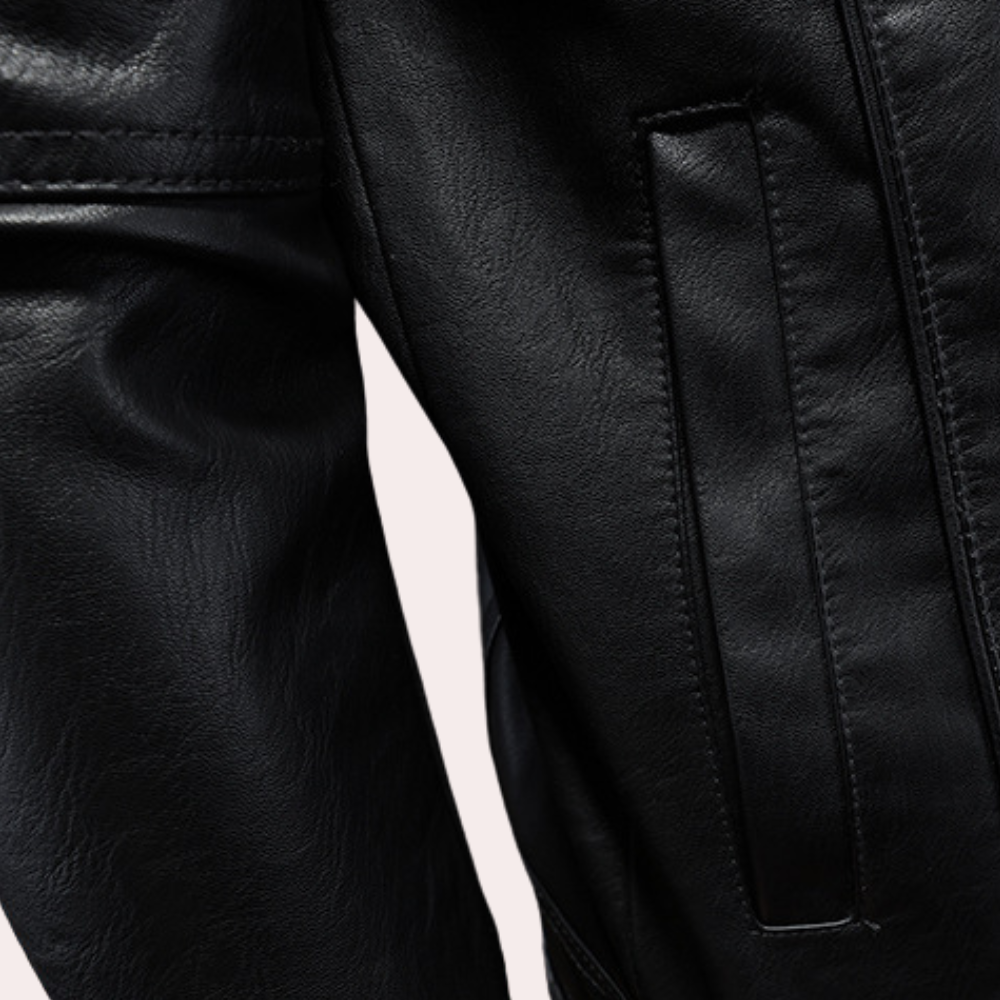 Stylische moderne Bikerjacke für Männer
