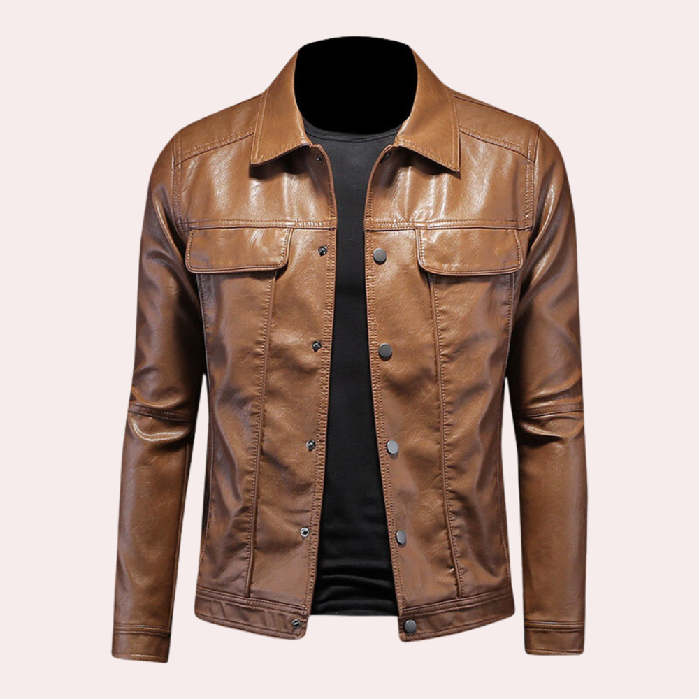 Stylische moderne Bikerjacke für Männer