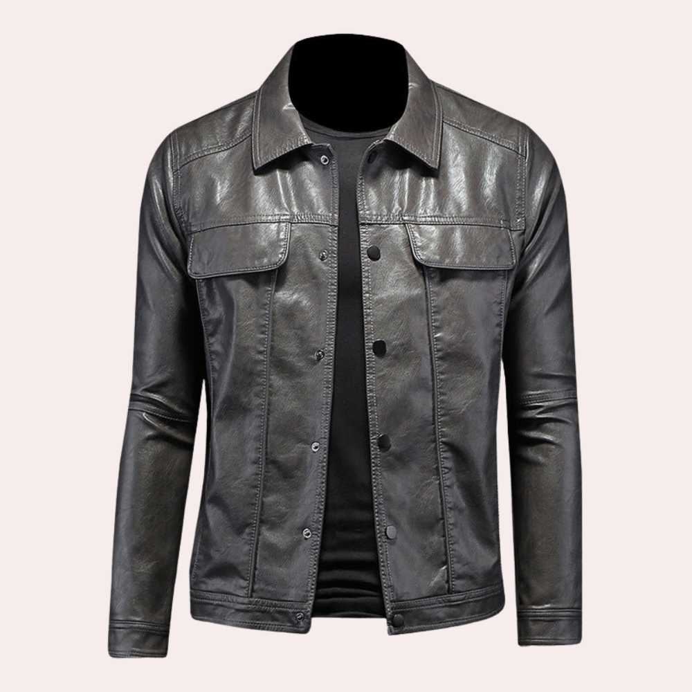 Stylische moderne Bikerjacke für Männer