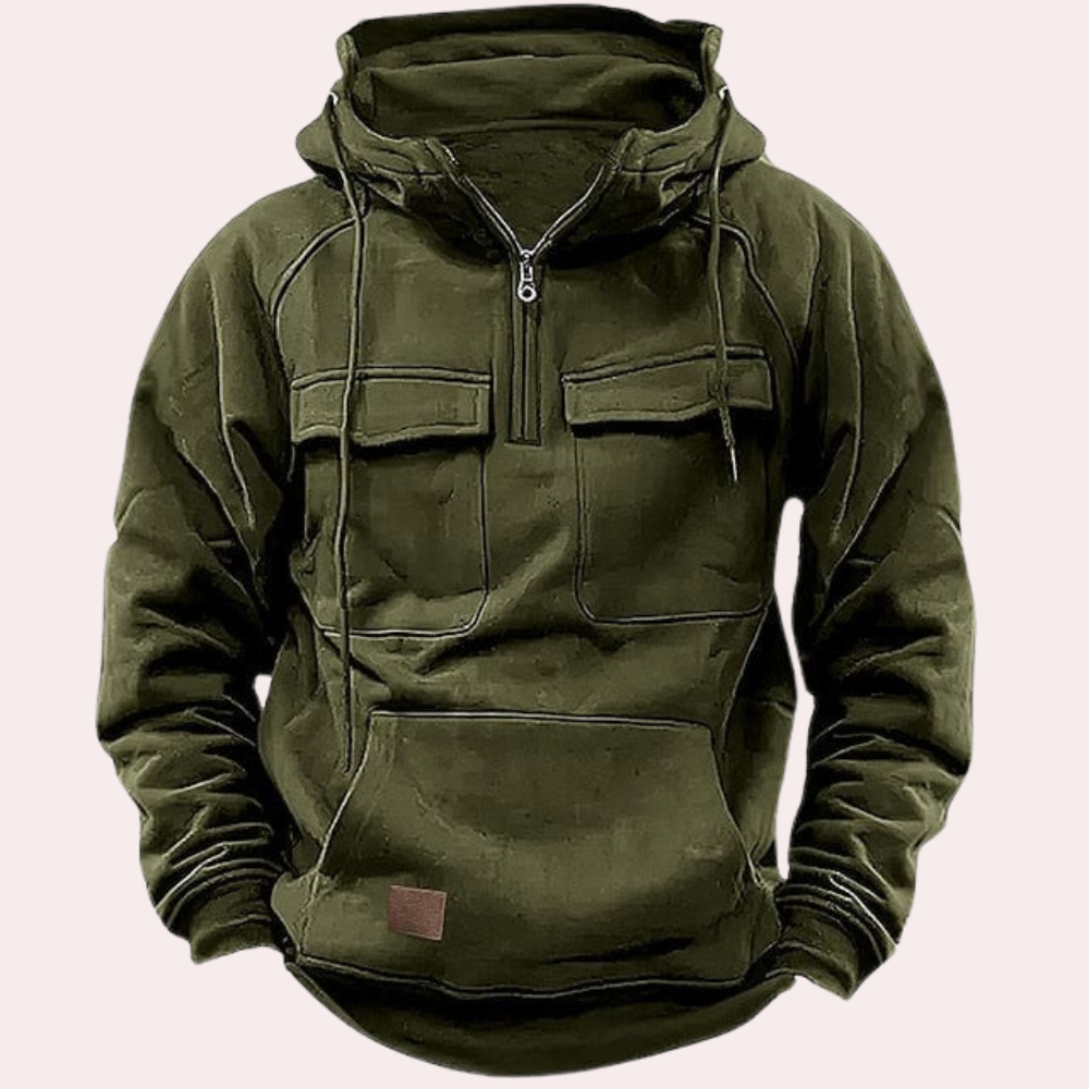 Stylischer Herren-Kapuzenpullover für den Winter