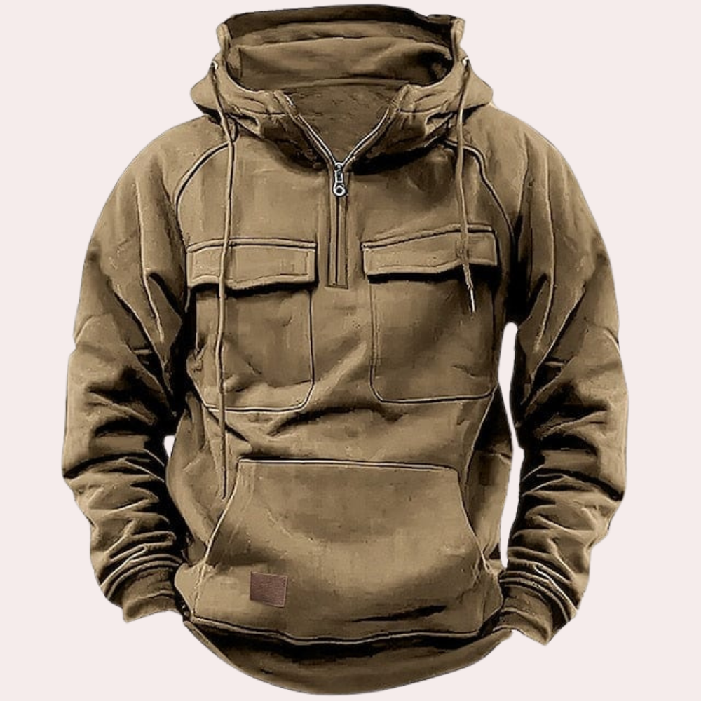 Stylischer Herren-Kapuzenpullover für den Winter