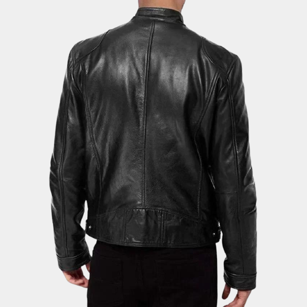 Stilvolle Luxus-Motorradjacke für Männer