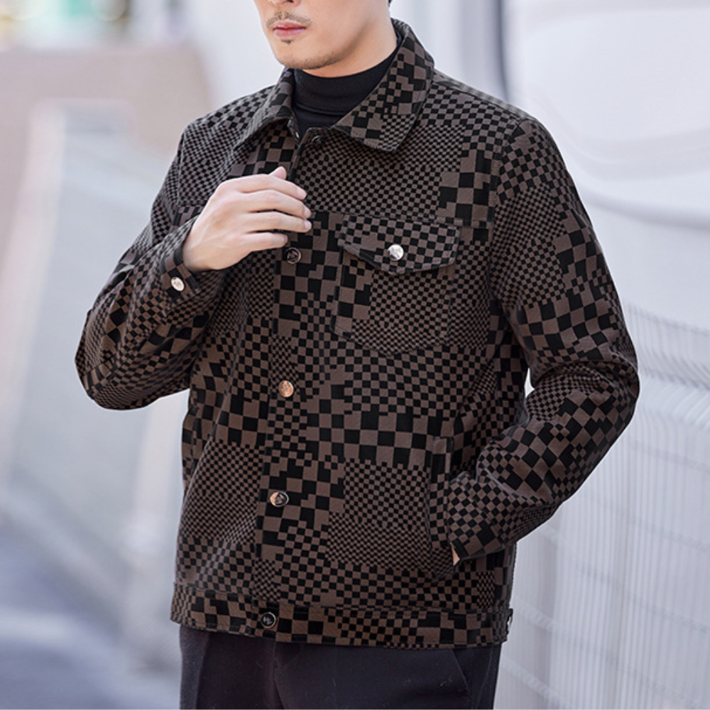 Ghita - Relaxed Fit Button-Up Jacke für Männer
