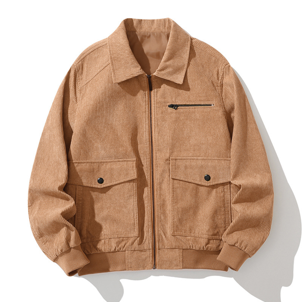 Kristof - Stilvolle und kuschelige Cordjacke für Männer