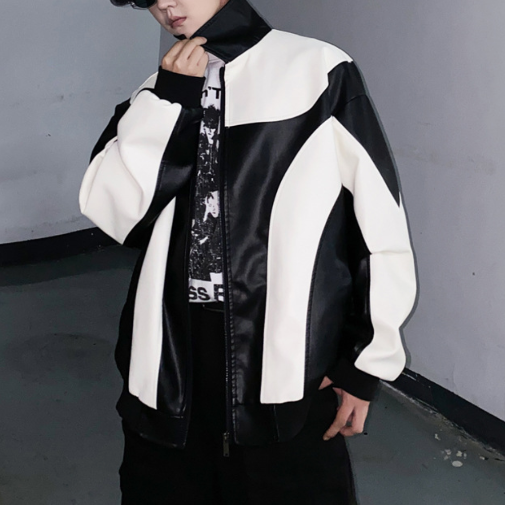 Mateusz - Stylische Herren Jacke mit Farbblock-Zip-Up