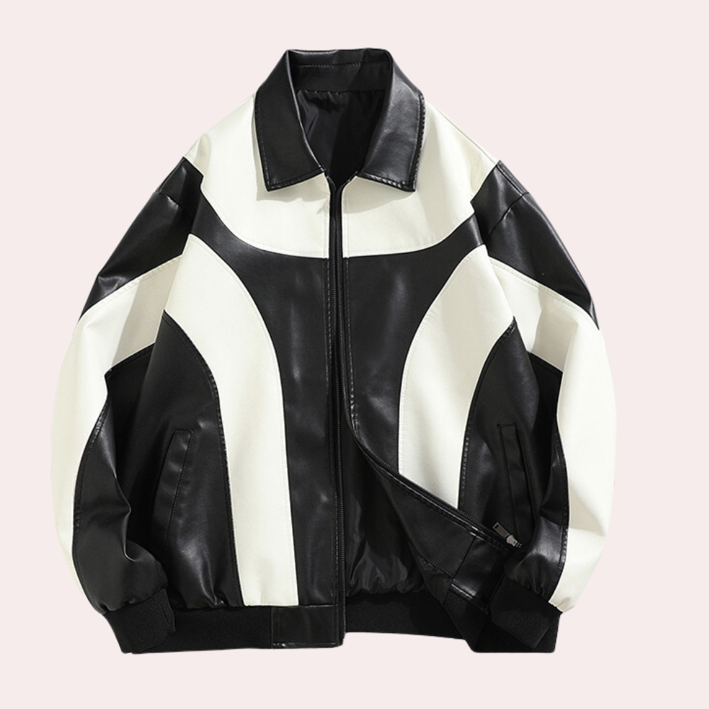 Mateusz - Stylische Herren Jacke mit Farbblock-Zip-Up