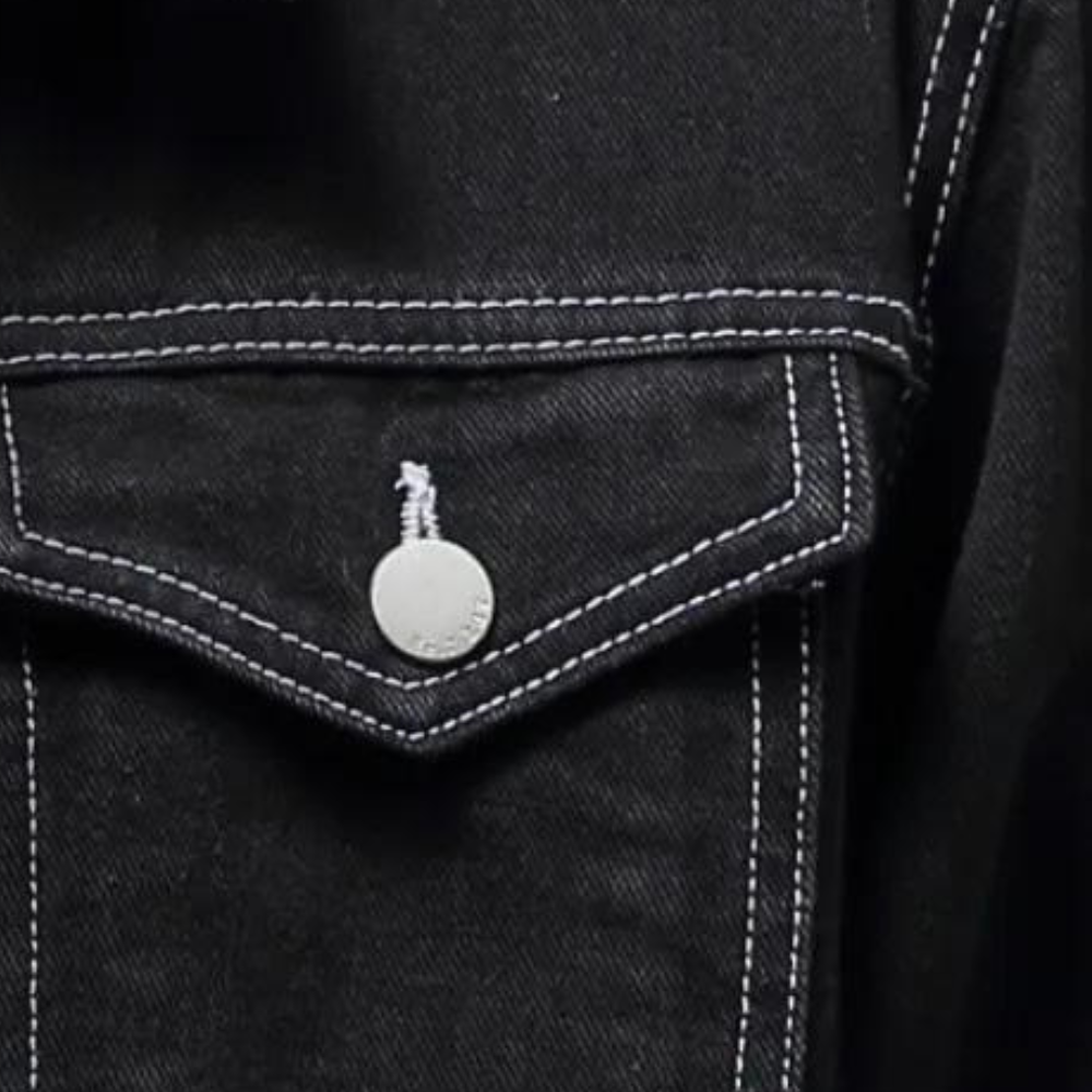 Darcio - Stylische Denim-Winterjacke für Männer mit trendigem Flair