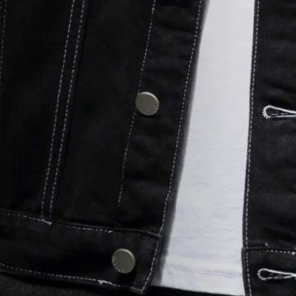 Darcio - Stylische Denim-Winterjacke für Männer mit trendigem Flair