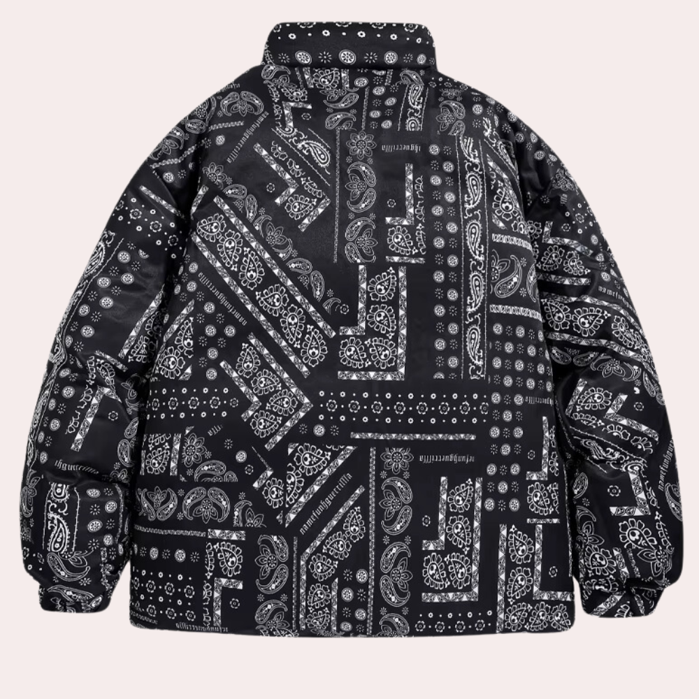 Maslen - Elegante Herren-Wendejacke mit schickem Paisley-Motiv