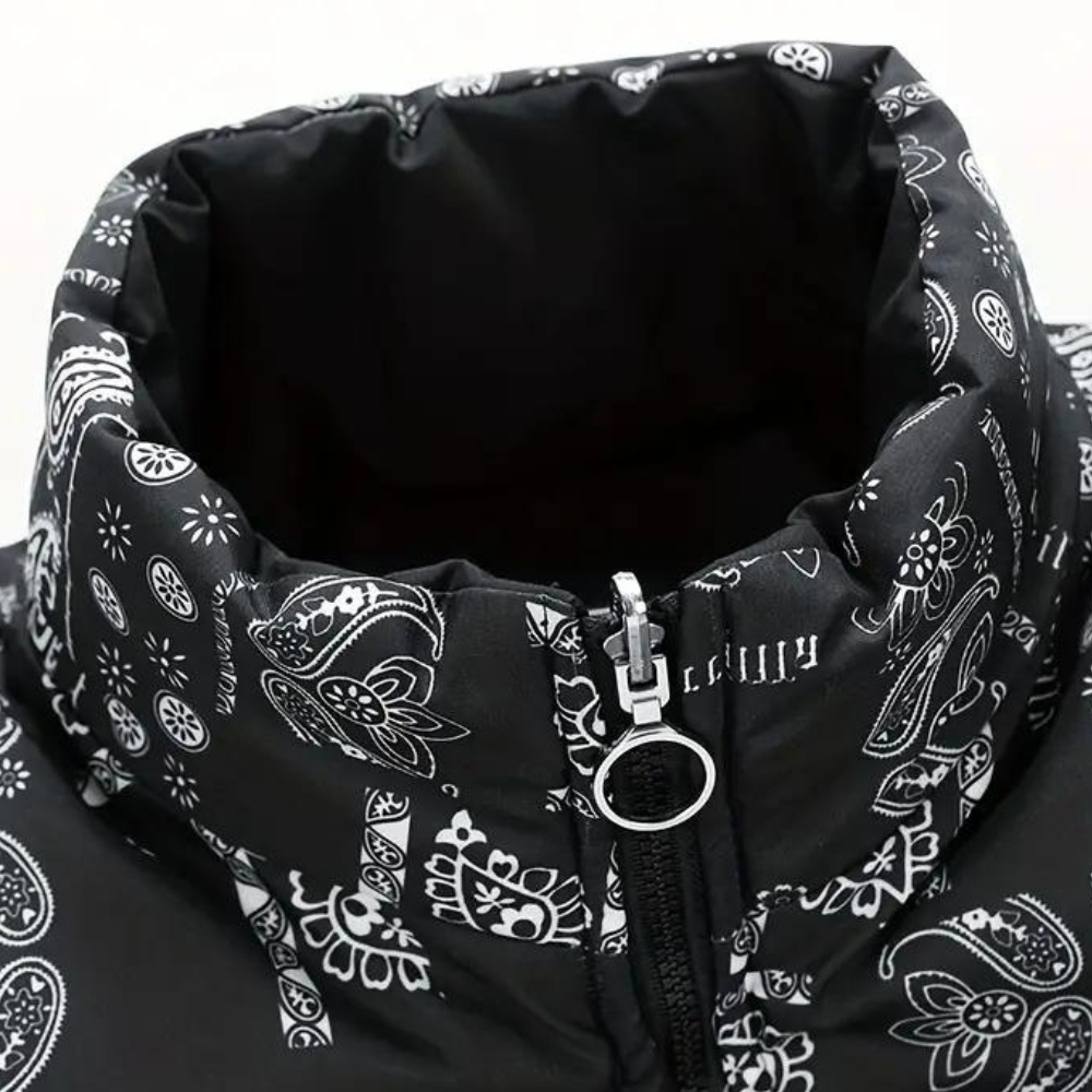 Maslen - Elegante Herren-Wendejacke mit schickem Paisley-Motiv