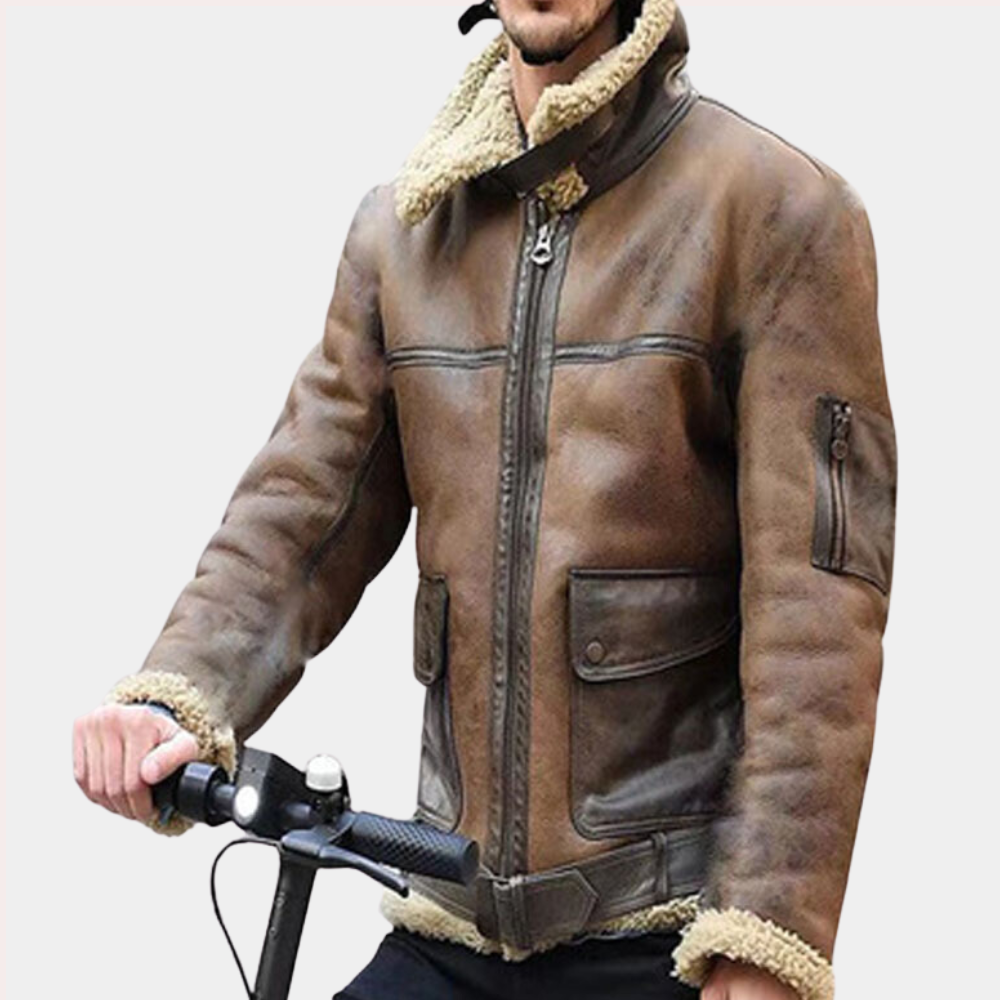 Erno - Trendige und gemütliche Bikerjacke für den modernen Mann