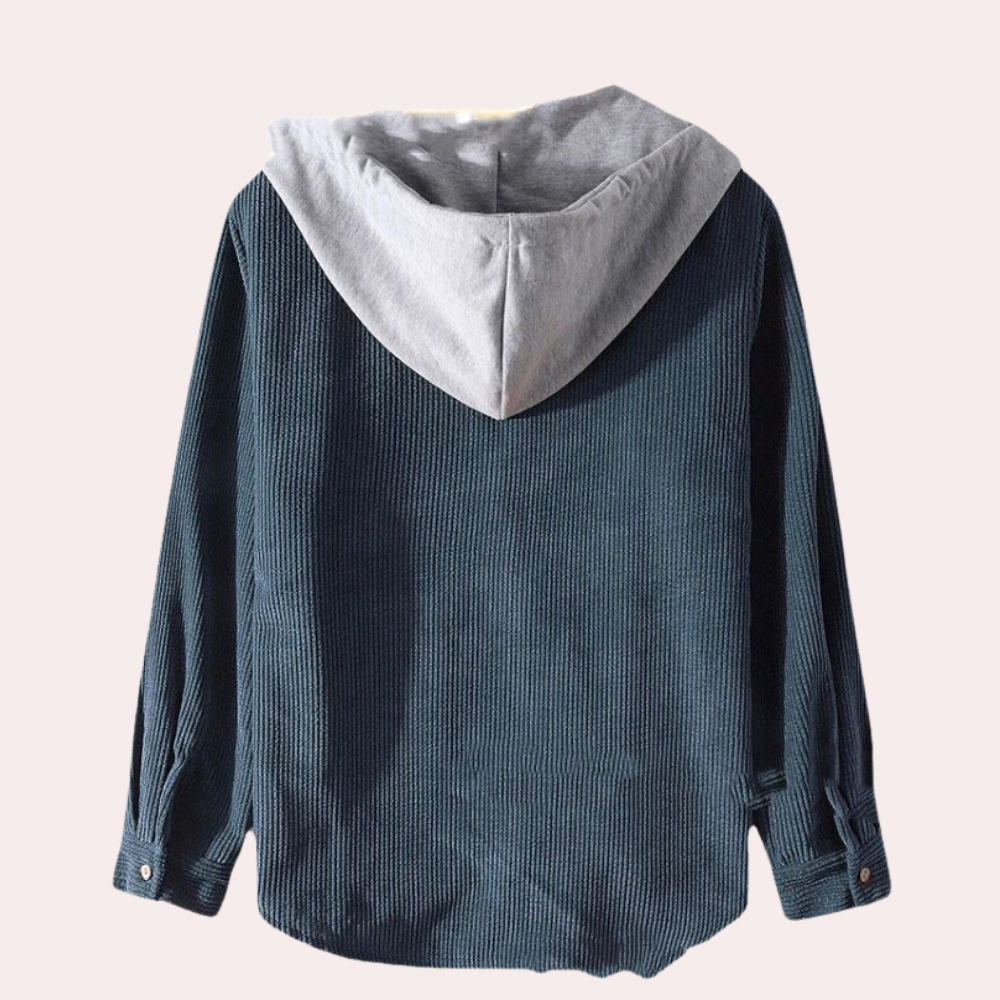 Jeno - Trendige Herren-Cordjacke mit stylischer Kapuze