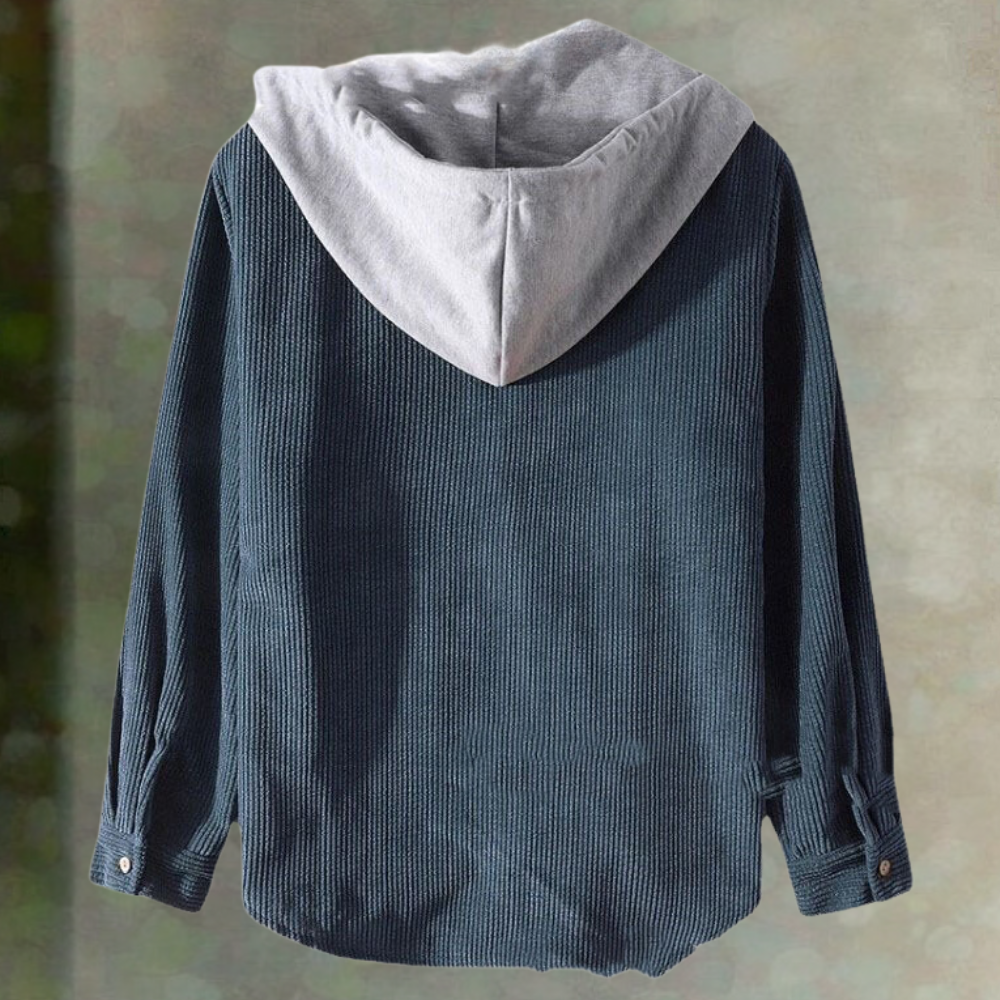 Jeno - Trendige Herren-Cordjacke mit stylischer Kapuze