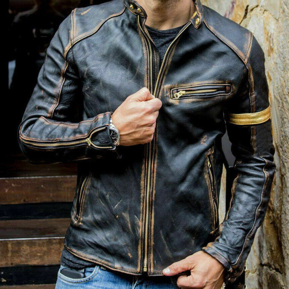 Elegante Herrenjacke mit Reißverschluss - Baltasar Stylish Outfit