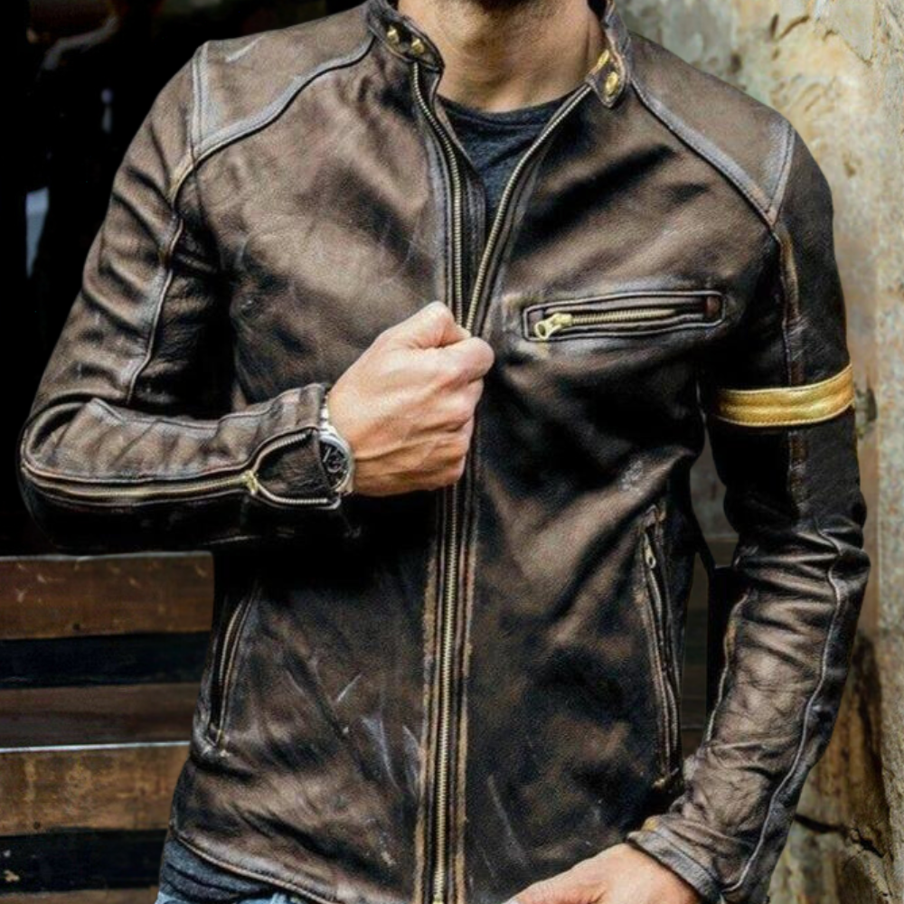 Elegante Herrenjacke mit Reißverschluss - Baltasar Stylish Outfit